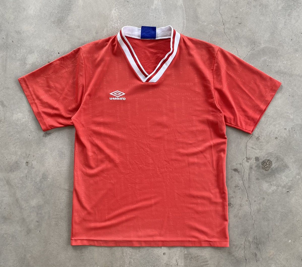 Umbro × Vintage VINTAGE UMBRO V NECK JERSEY Size US M / EU 48-50 / 2 - 1 Thumbnail