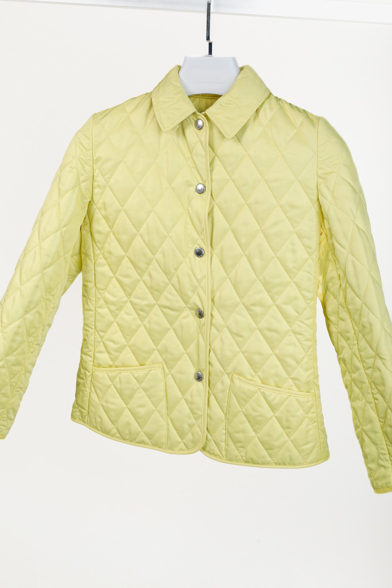 Burberry Burberry Lemon Quilted Snap-Closure Jacket Size XS / US 0-2 / IT 36-38 - 3 Thumbnail