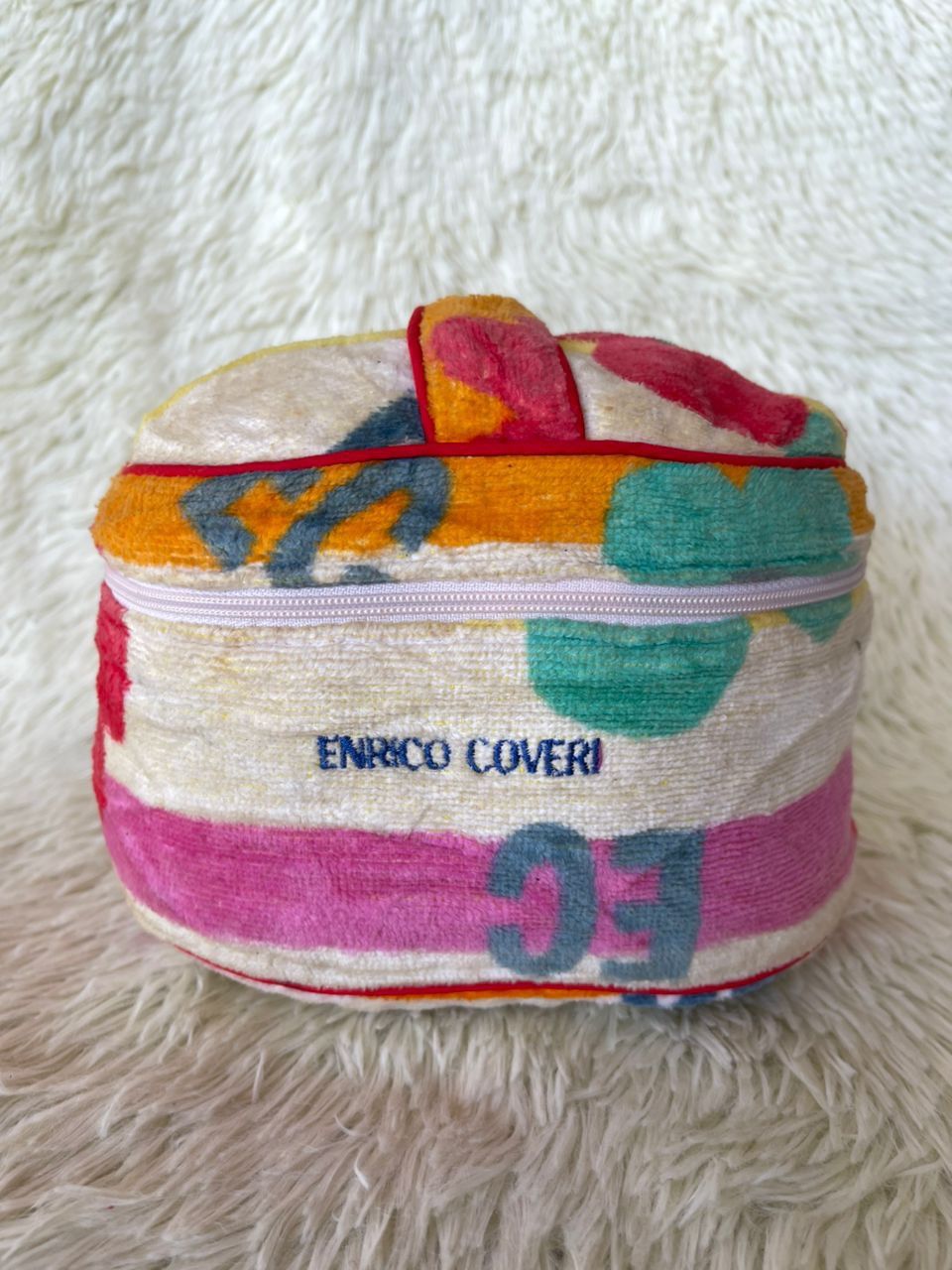 Designer × Enrico Coveri × Vintage Enrico Coveri Cosmetic Pouch Bag Size ONE SIZE - 2 Thumbnail