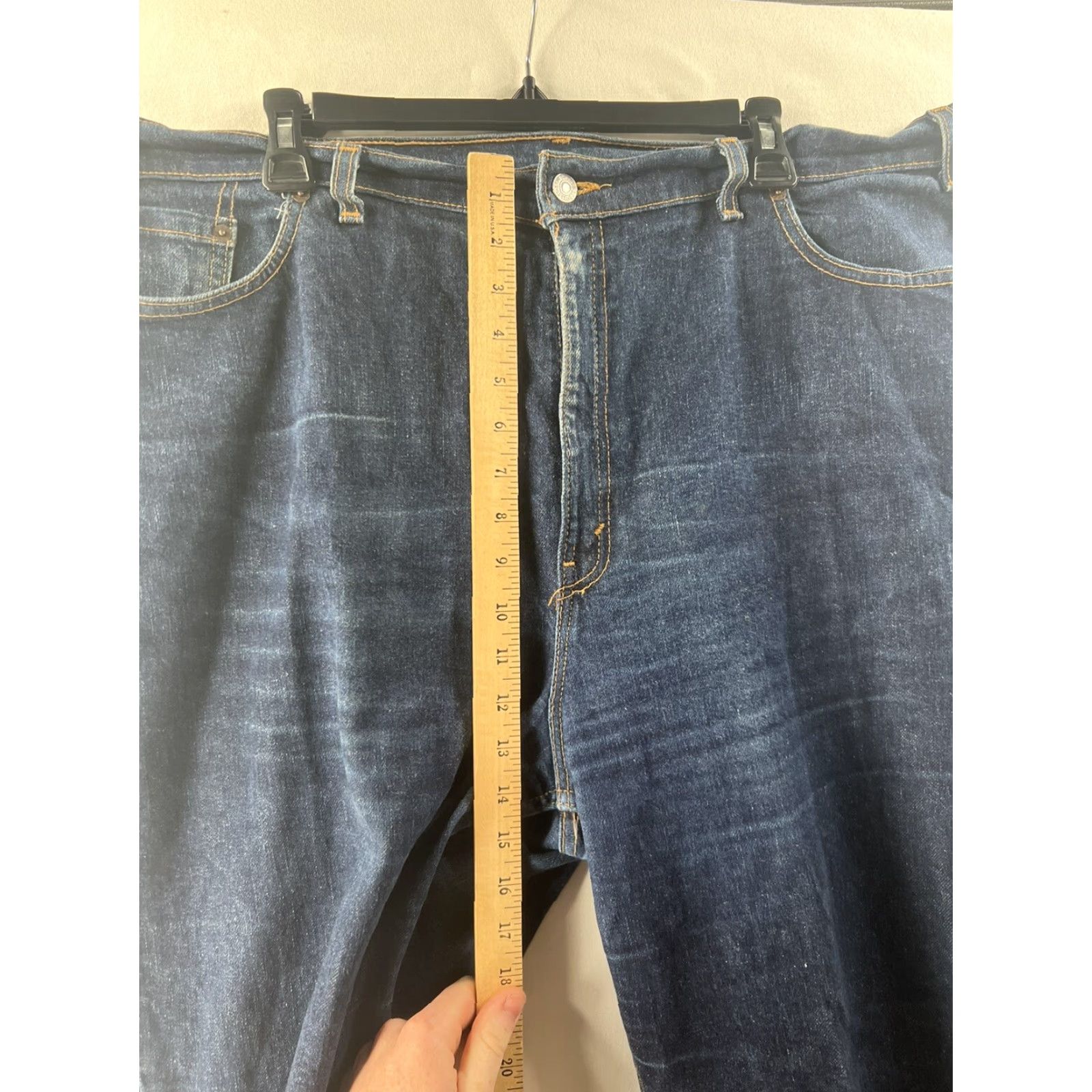 Levi's VINTAGE Levi's 550 Jeans Womens Relaxed Tapered 40x31 Blue Denim 90s Classic USA 100% Cotton Size 32" / US 10 / IT 46 - 7 Thumbnail