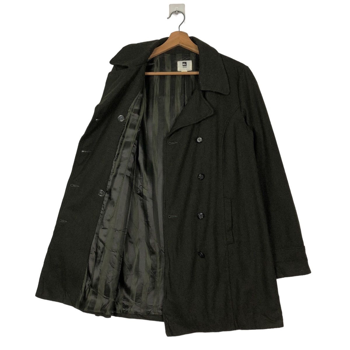Japanese Brand 🔥Vintage Biker Jacket Quicksilver Double Collar Wool Size US S / EU 44-46 / 1 - 11 Thumbnail