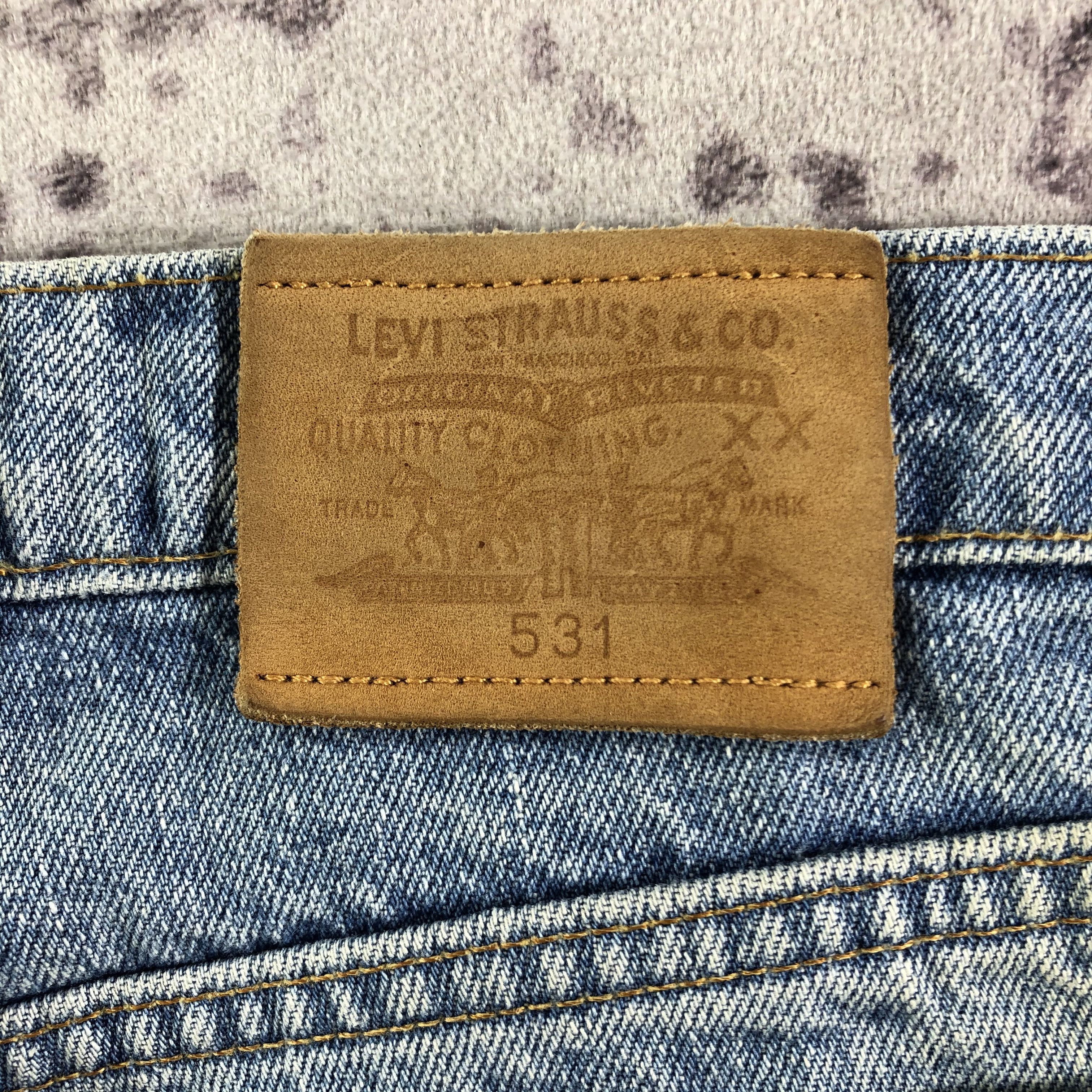 Levi's × Vintage Vintage 90s Light Wash Levis 531 Jeans-JM3262 Size US 35 - 6 Thumbnail