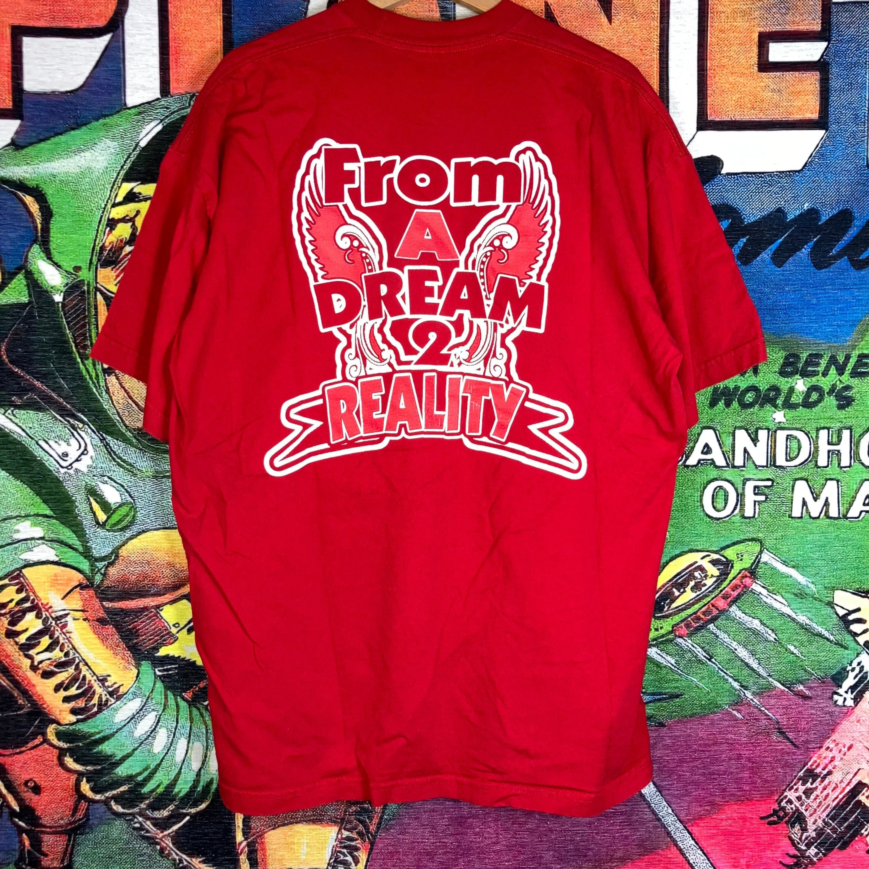Vintage Y2K Barack Obama “From Dream 2 Reality” front and back graph Size US XL / EU 56 / 4 - 2 Thumbnail