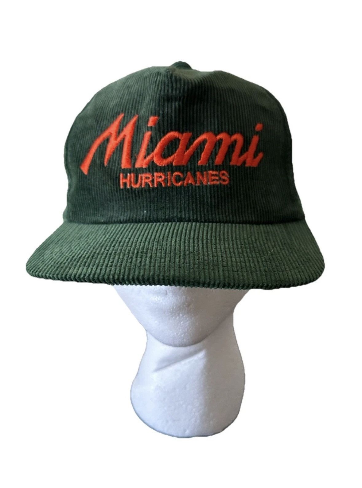 NCAA Sports Specialties Vintage 90s Miami Hurricanes SnapBack Hat Size ONE SIZE - 1 Thumbnail