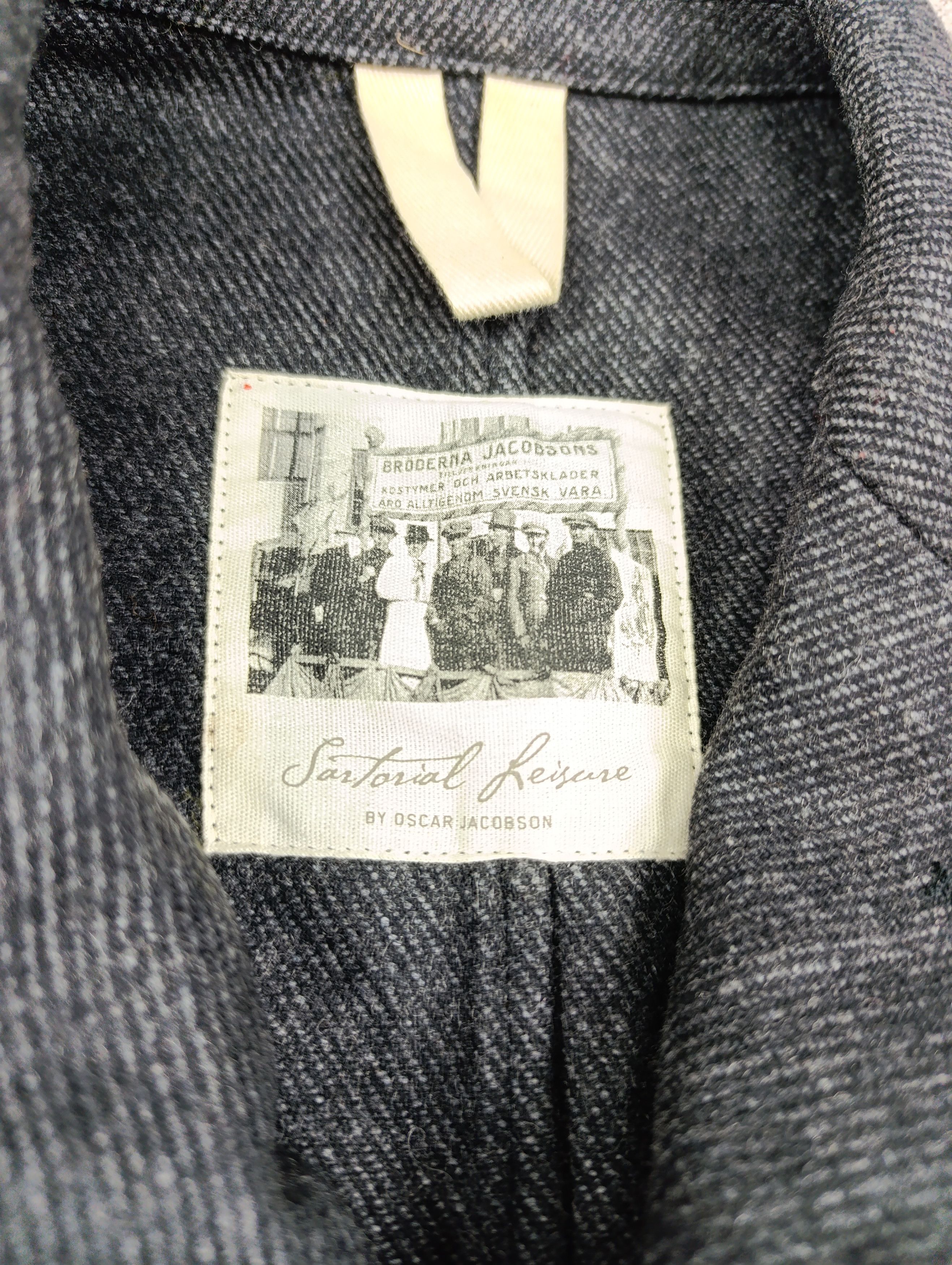 Oscar Jacobson OSCAR JACOBSON SARTORIAL LEISURE BERGMAN WOOL JACKET Size US M / EU 48-50 / 2 - 5 Thumbnail