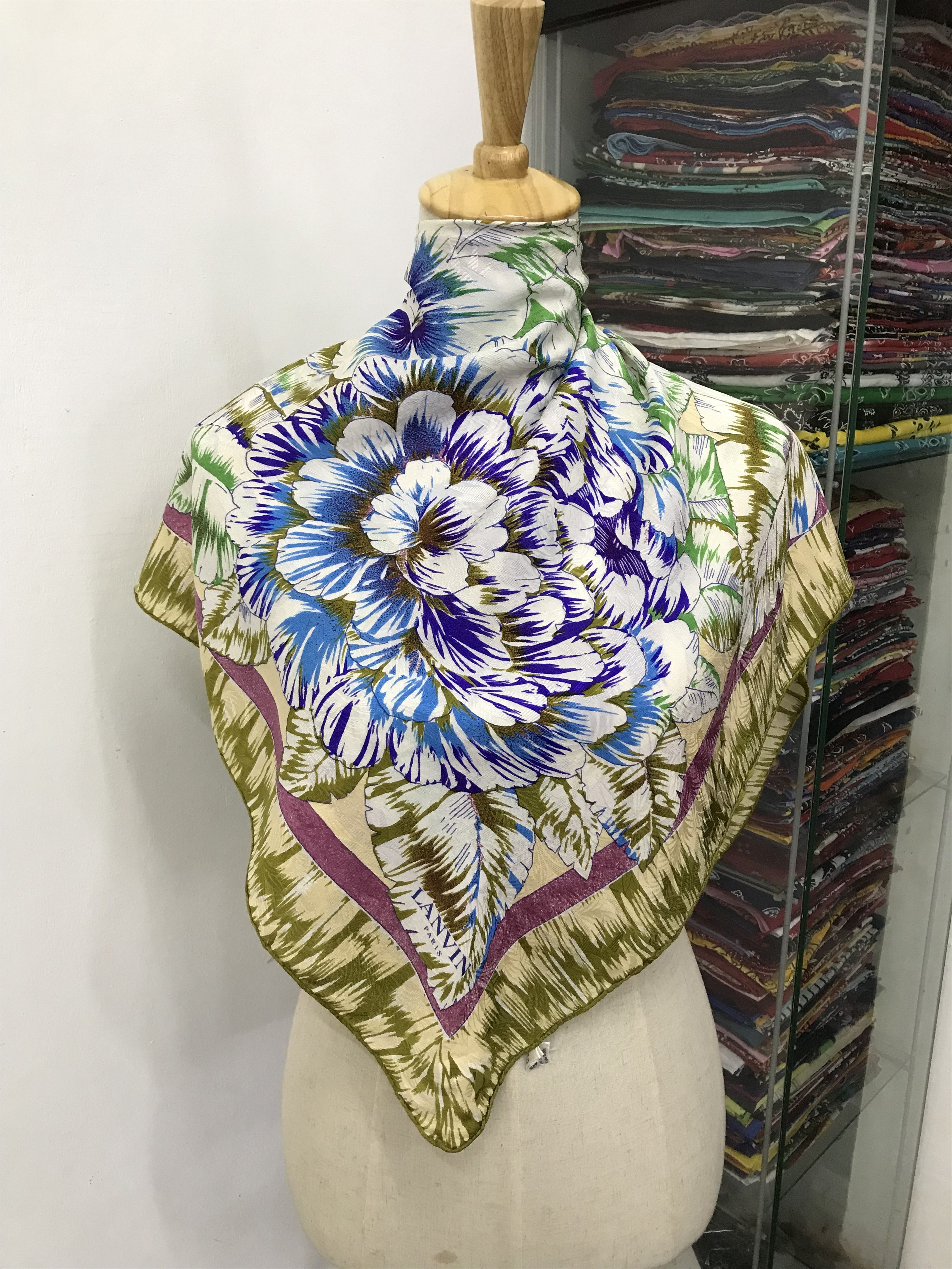Lanvin Vintage Lanvin Silk Scarf Size ONE SIZE - 1 Thumbnail