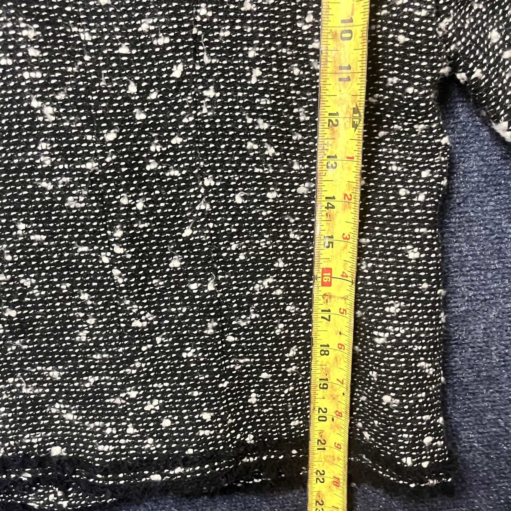 Vintage Selene Sport Blazer Jacket Womens M Black Tweed Button Front Lined Size M / US 6-8 / IT 42-44 - 7 Thumbnail