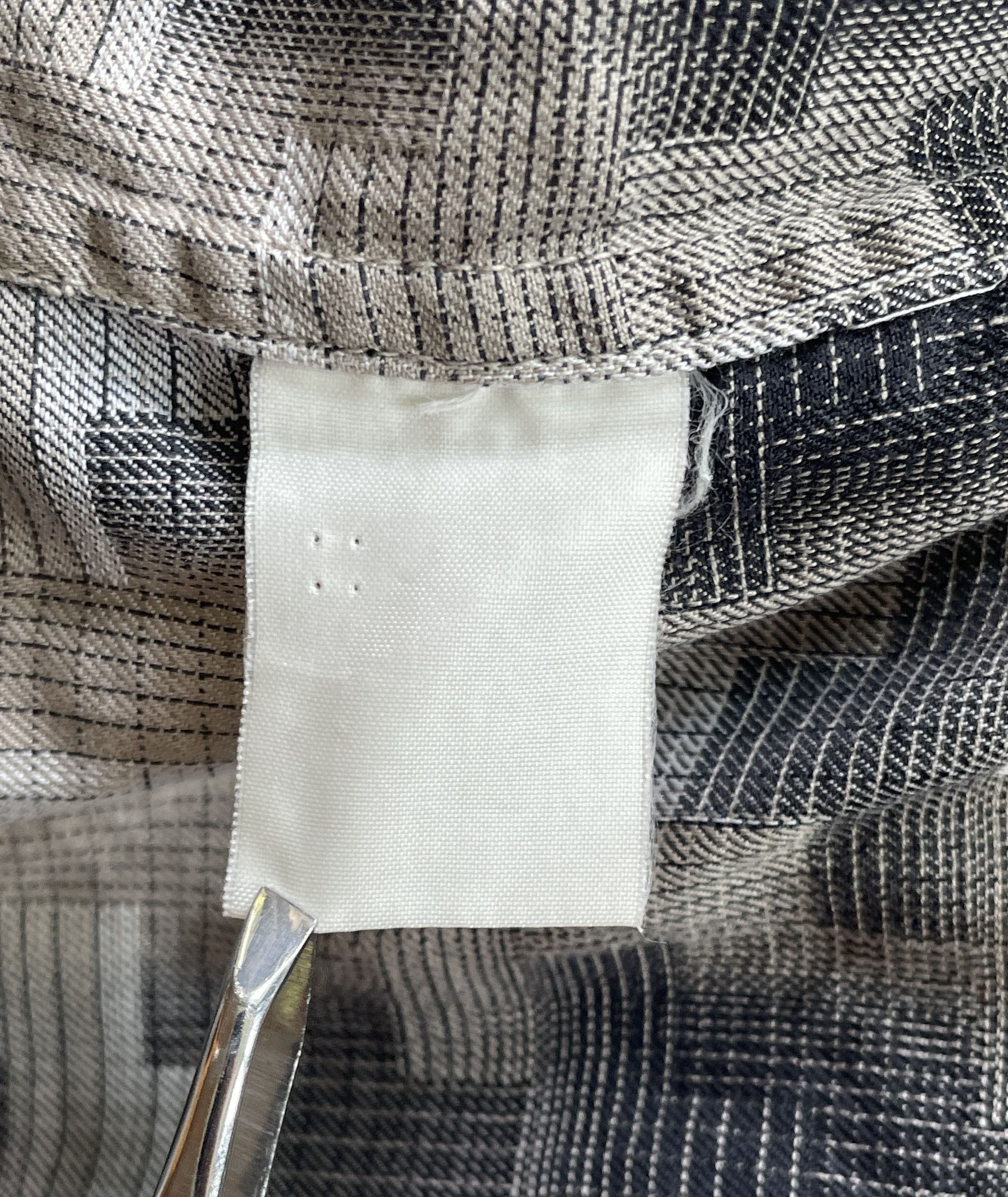 ISSEY MIYAKE Abstact Check Pattern Shirt