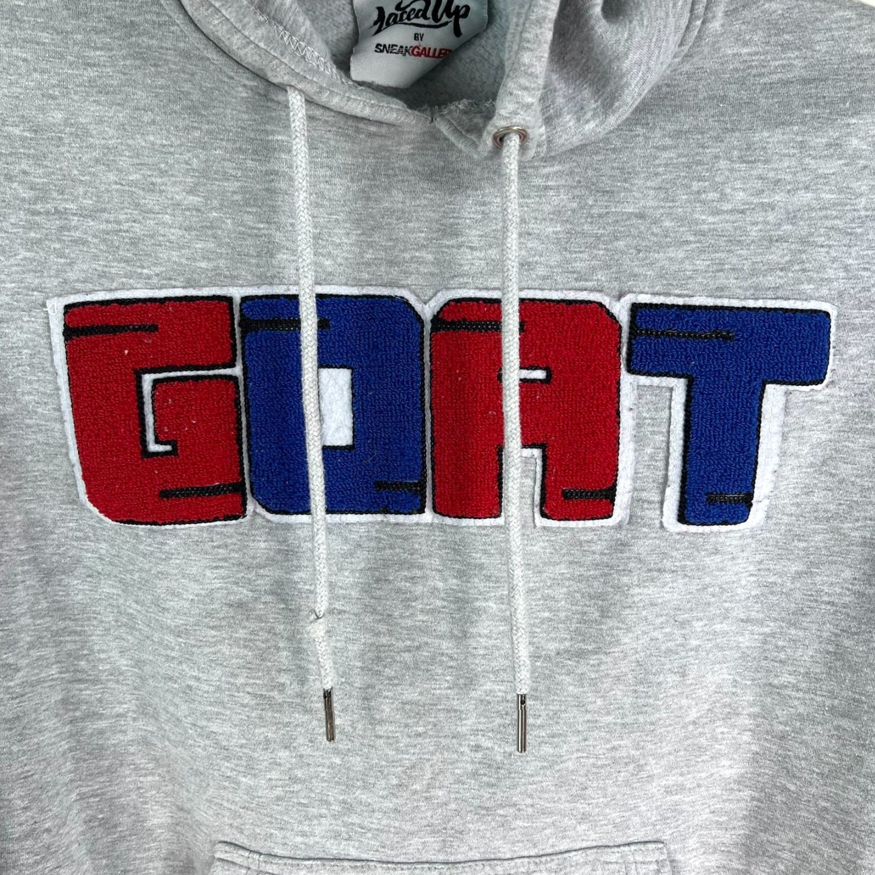 Vintage LACED UP GOAT Graphic Print Pullover Hoodie Men's Size XL Gray Size US XL / EU 56 / 4 - 2 Thumbnail