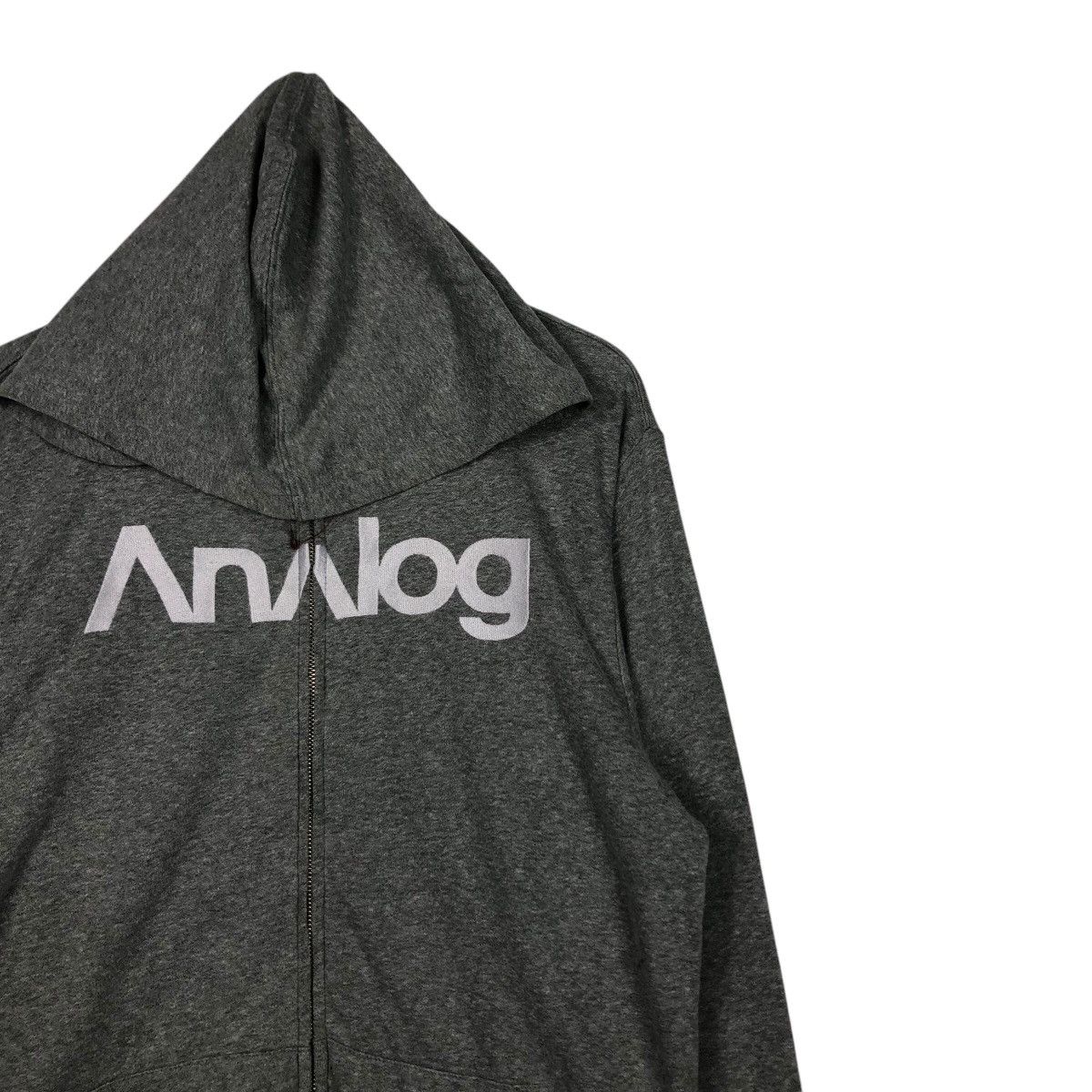 Analog 📌Analog Sweater Zipper Hoodie Big Logo Spell Out Size US M / EU 48-50 / 2 - 7 Thumbnail
