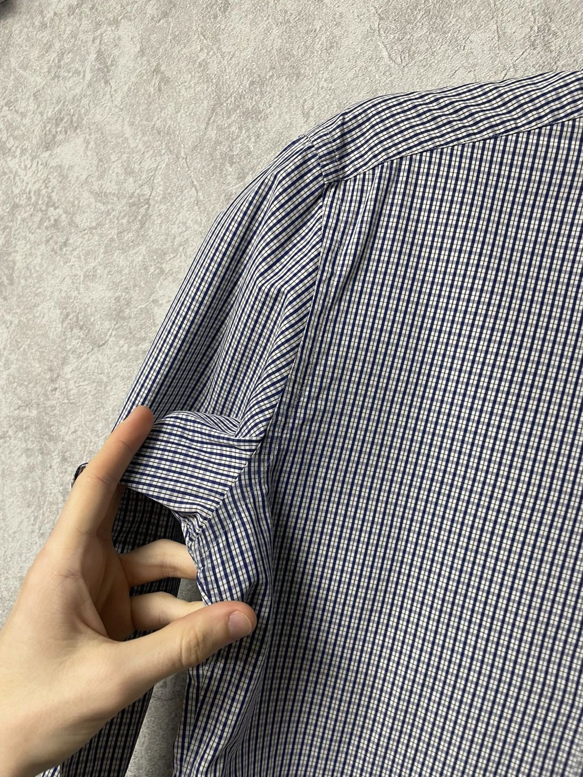 Louis Vuitton Louis Vuitton Checkered Logo Long Sleeve Shirt Size US M / EU 48-50 / 2 - 9 Thumbnail