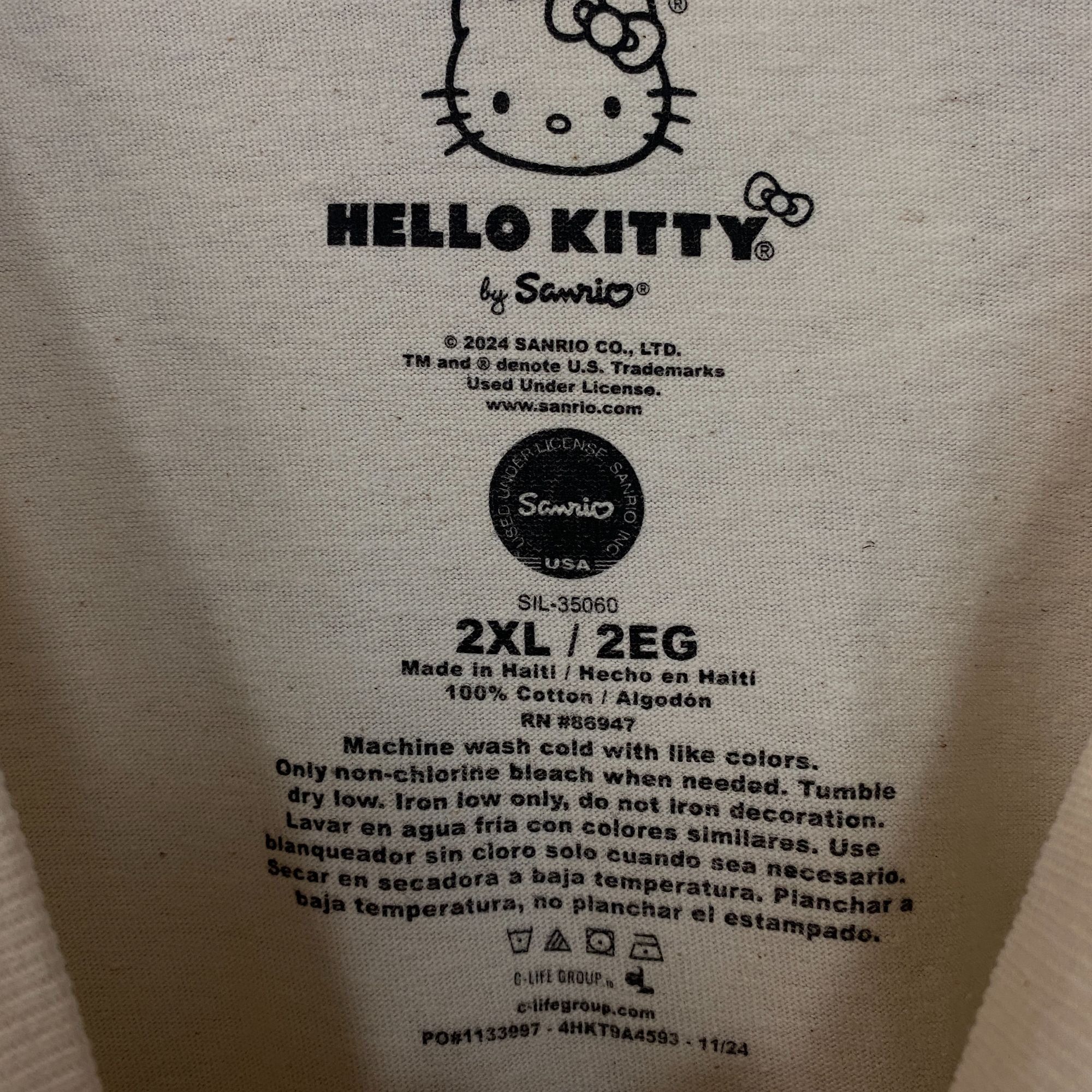 Other Sanrio Hello Kitty Outdoors Cute Graphic T-Shirt 2XL Size XXL / US 16-18 / IT 52-54 - 4 Thumbnail