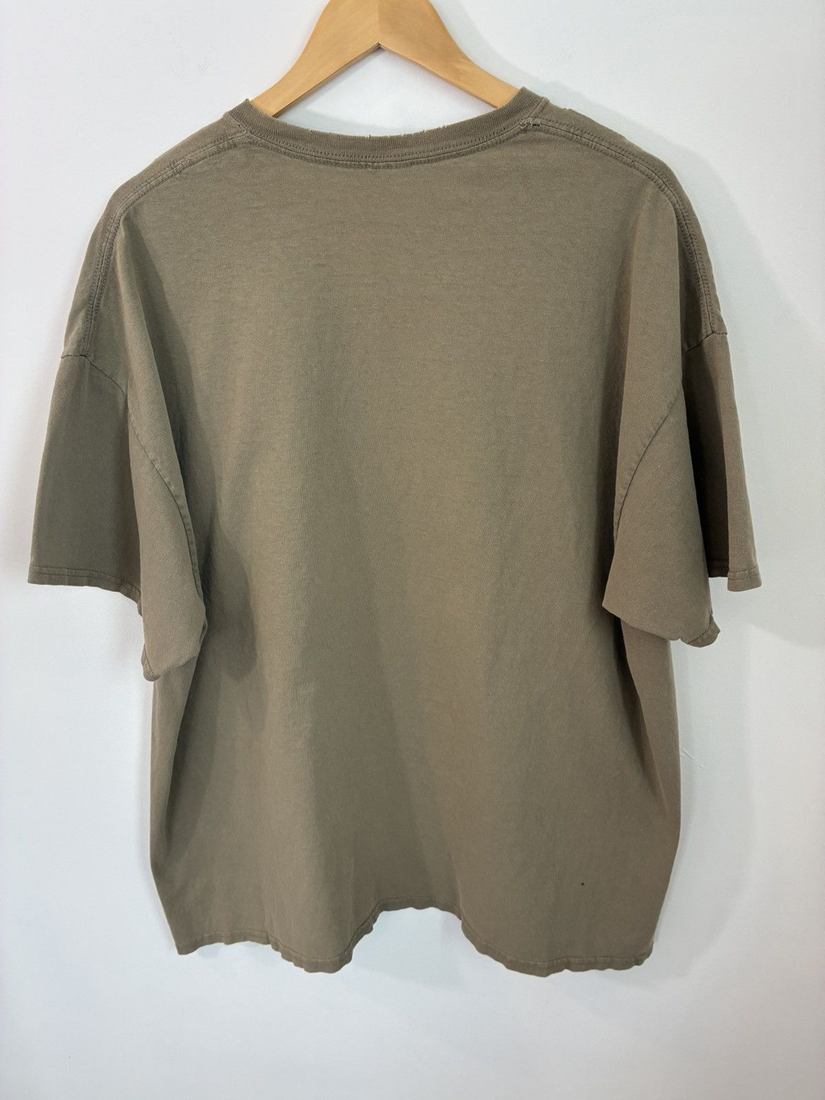 Vintage Thrashed Oversized Faded Out Blank Rhode Island Tee Size US XXL / EU 58 / 5 - 4 Thumbnail