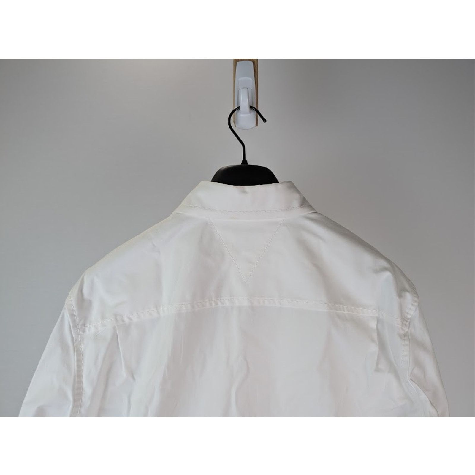 Bottega Veneta o1rshd1 Compact Cotton Canvas Shirt in White Size US M / EU 48-50 / 2 - 11 Thumbnail