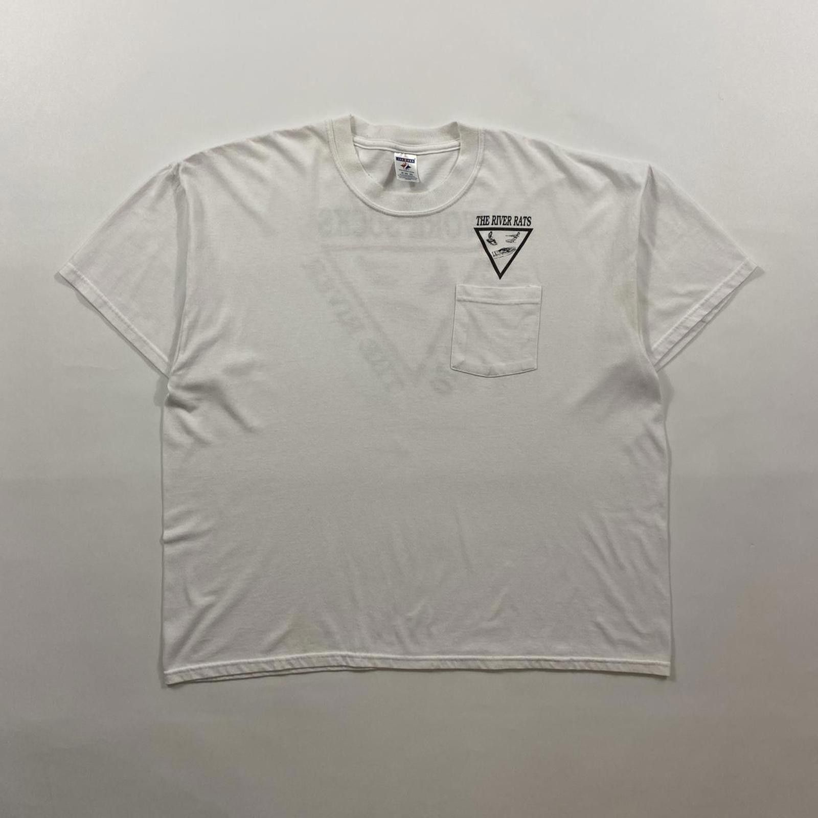 Vintage Y2K I’m Tired Of Work Late Go To The River Tee Size US XXL / EU 58 / 5 - 2 Thumbnail