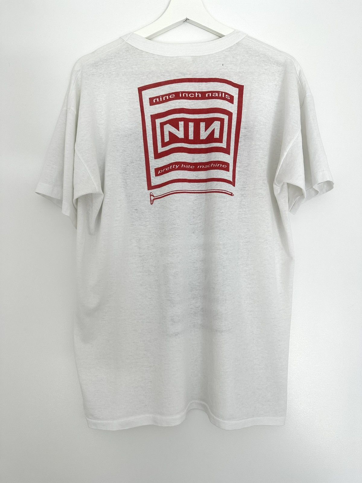 Vintage Vintage 90s Nine Inch Nails Pretty Hate Machine Size L Rare Size US L / EU 52-54 / 3 - 2 Thumbnail