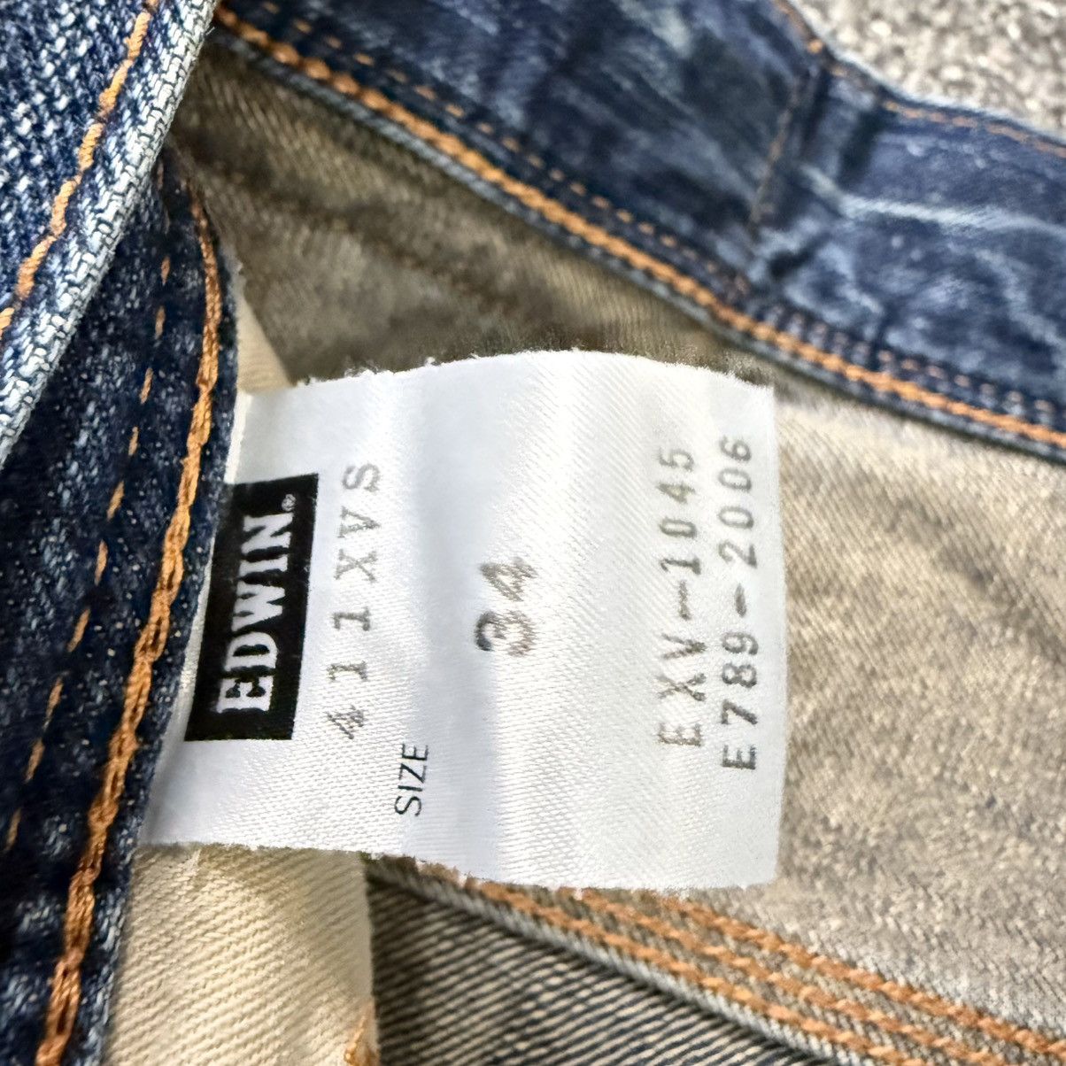 Edwin Vintage 90s Japanese Edwin XV Distressed Baggy Flared Denim Size US 34 / EU 50 - 17 Thumbnail