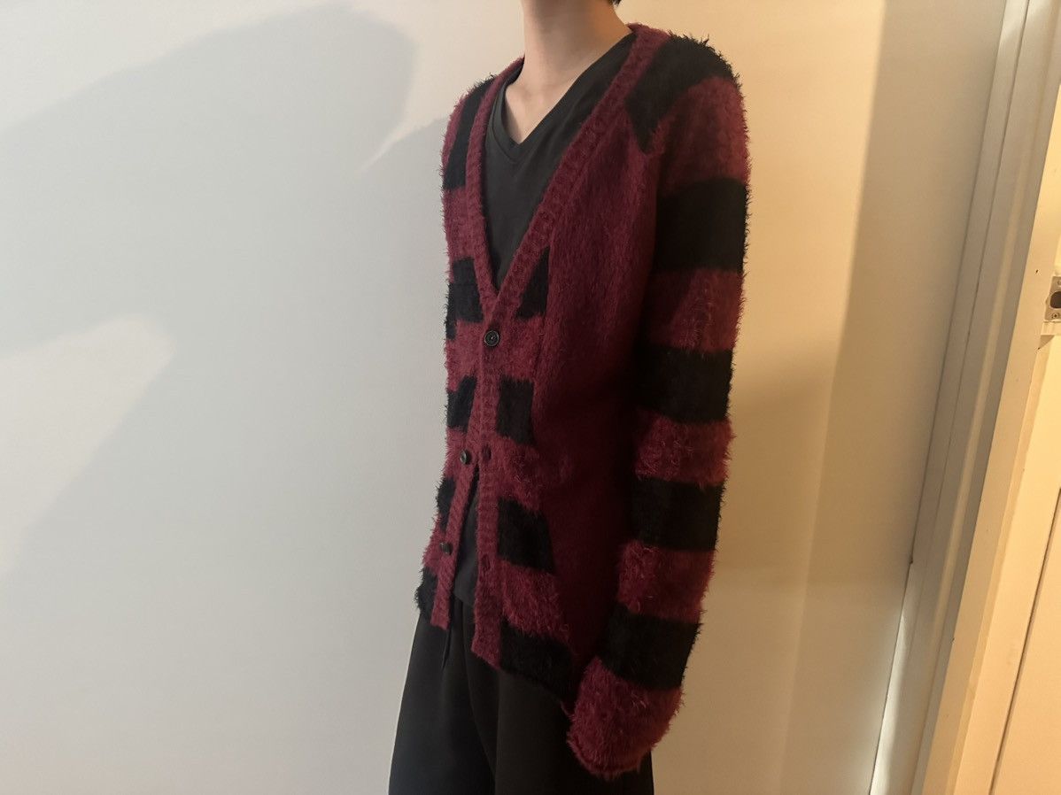 Diet Butcher Slim Skin Uneven black and red knitted cardigan Size US XL / EU 56 / 4 - 3 Thumbnail