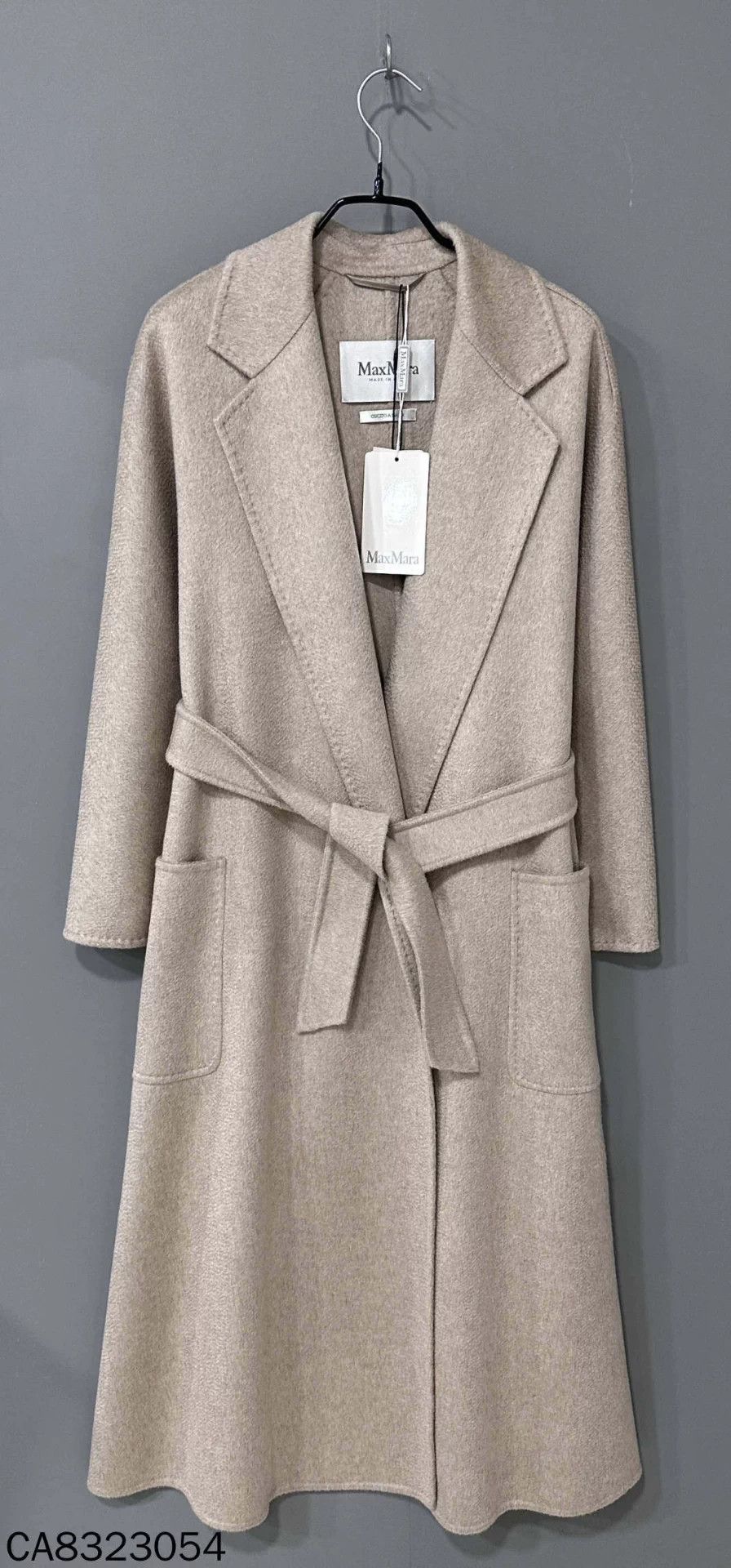 Max Mara MaxMara Labbro Gray Beige 40 Coat Size XL / US 12-14 / IT 48-50 - 1 Thumbnail