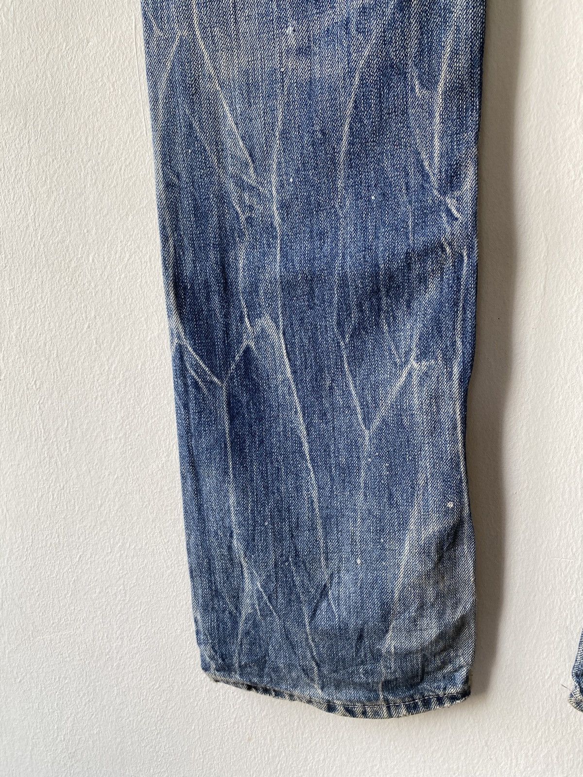 GOSTAR DE FUGA × Japanese Brand Japanese Vintage Gostar De Fuga Lighting Washed Denim Size US 31 - 11 Thumbnail