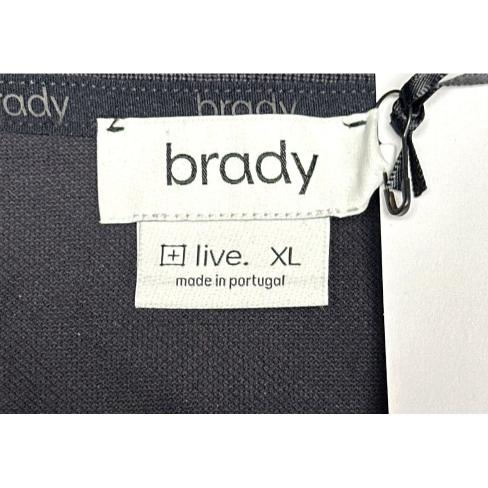 Vintage Brady Live Men’s XL Sweat Zero Hydro Yarn Long Sleeve Polo Black Onyx Polyamide Size US XL / EU 56 / 4 - 3 Thumbnail