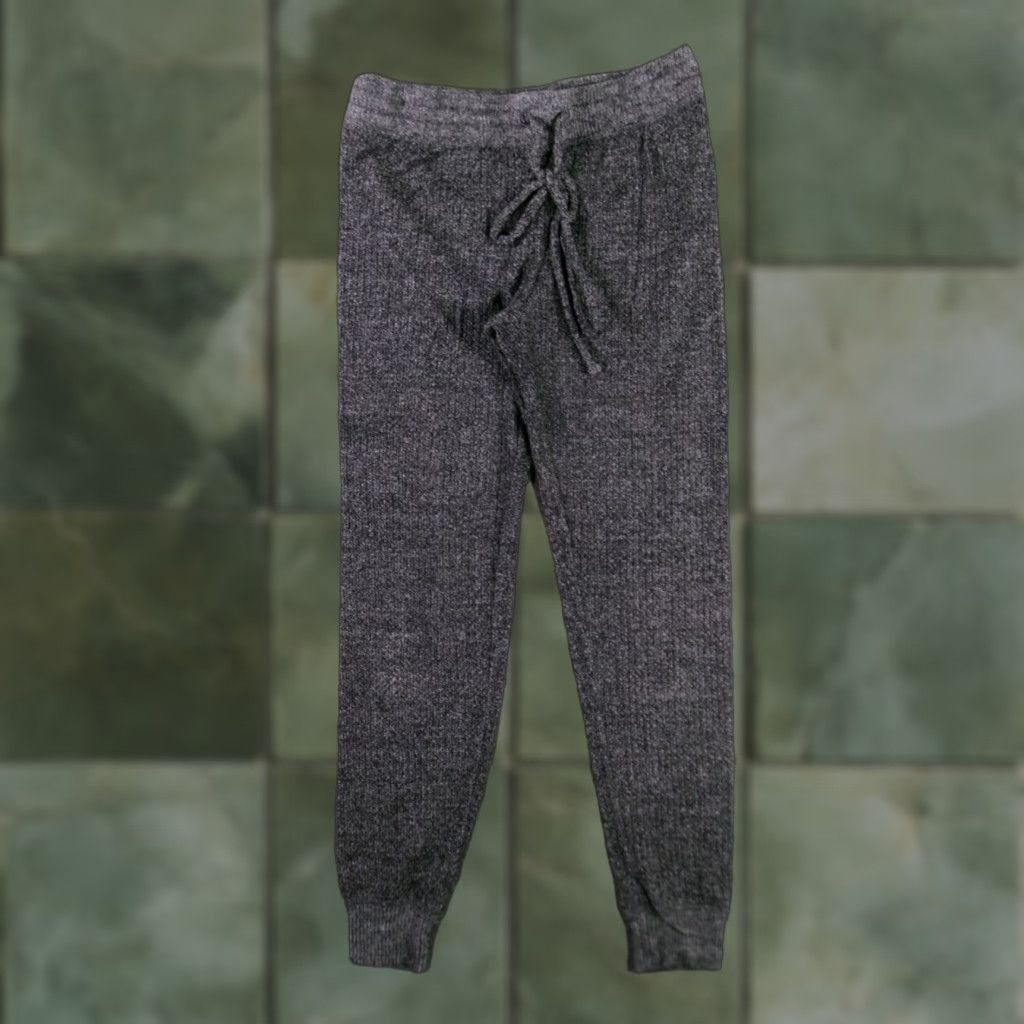 American Eagle Outfitters AMERICAN EAGLE Sweatpants Women Small Gray Jogger Athleisure Cozy Tapered Size 28" / US 6 / IT 42 - 1 Thumbnail