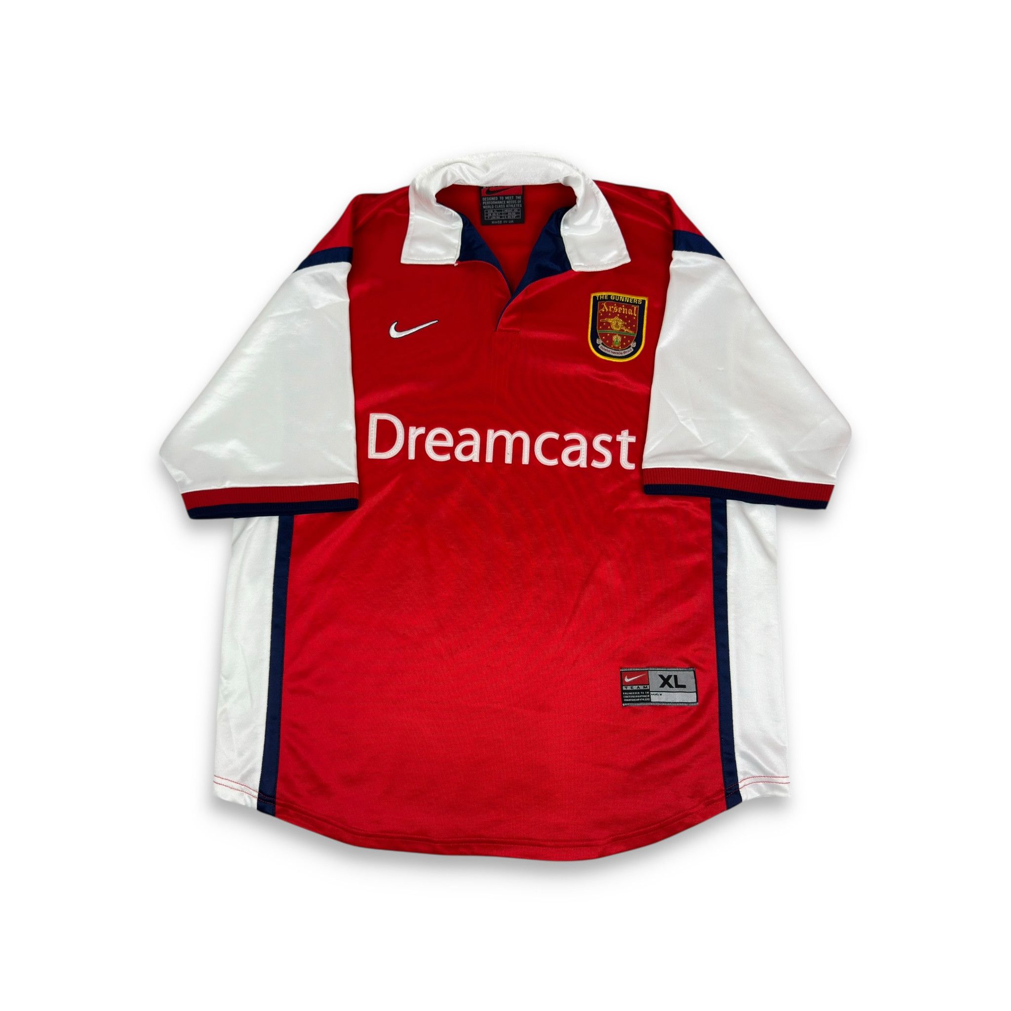 Nike Vintage Arsenal F.C. Soccer Jersey XL