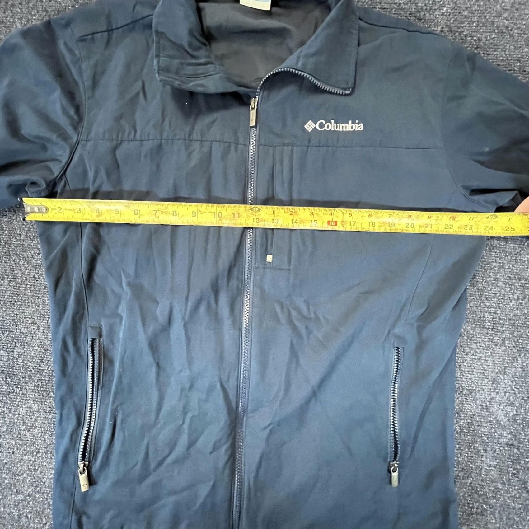 Vintage Columbia Jacket Mens Large Blue Full Zip Windbreaker Lightweight Outdoor Hiking Size US L / EU 52-54 / 3 - 3 Thumbnail