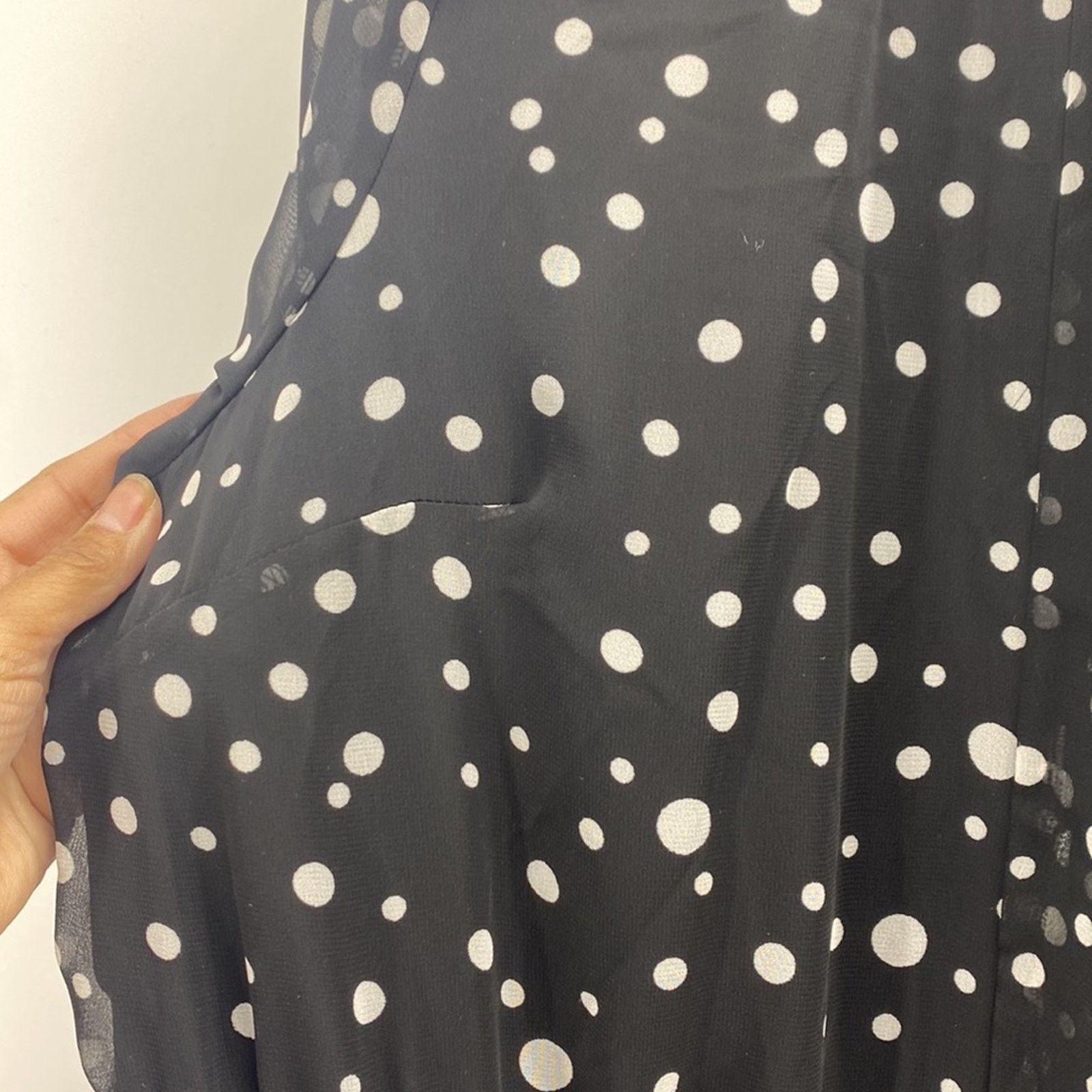 Other Lane Bryant black polka dot above knee dress holiday sz 20 Size 3XL / US 20-22 - 8 Thumbnail