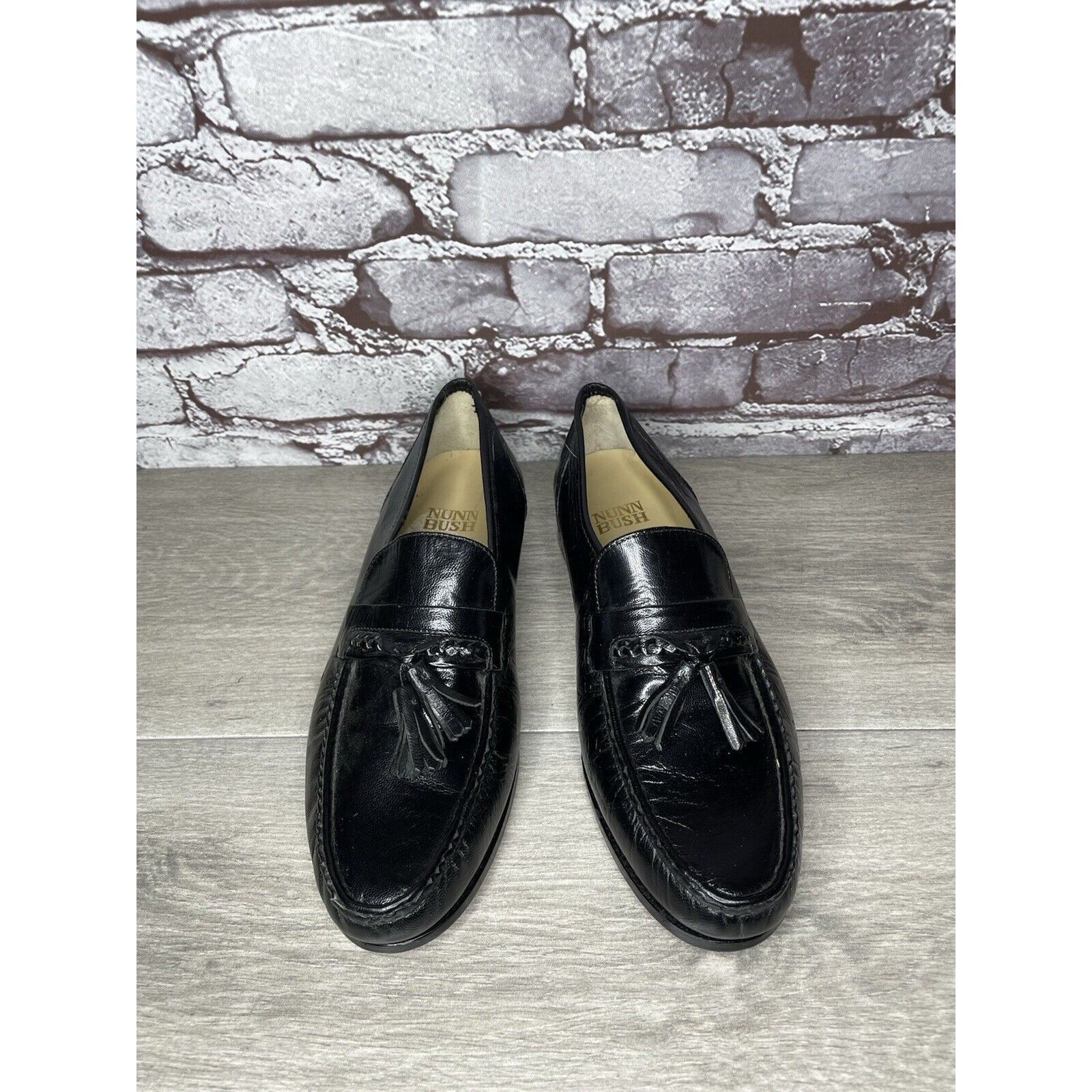 Nunn Bush Nunn Bush Black Leather Slip On Tassel Loafers Dress Shoes M Size US 7.5 / EU 40-41 - 7 Thumbnail