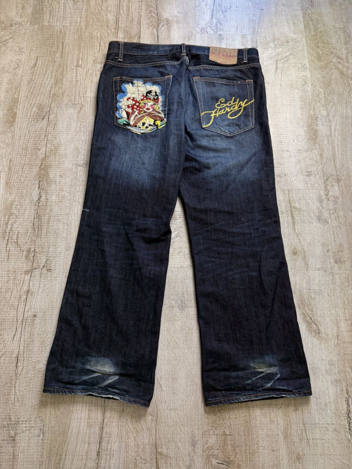 Ed Hardy Vintage Ed Hardy Jeans by Christian Audigier Pants Size US 38 / EU 54 - 1 Thumbnail
