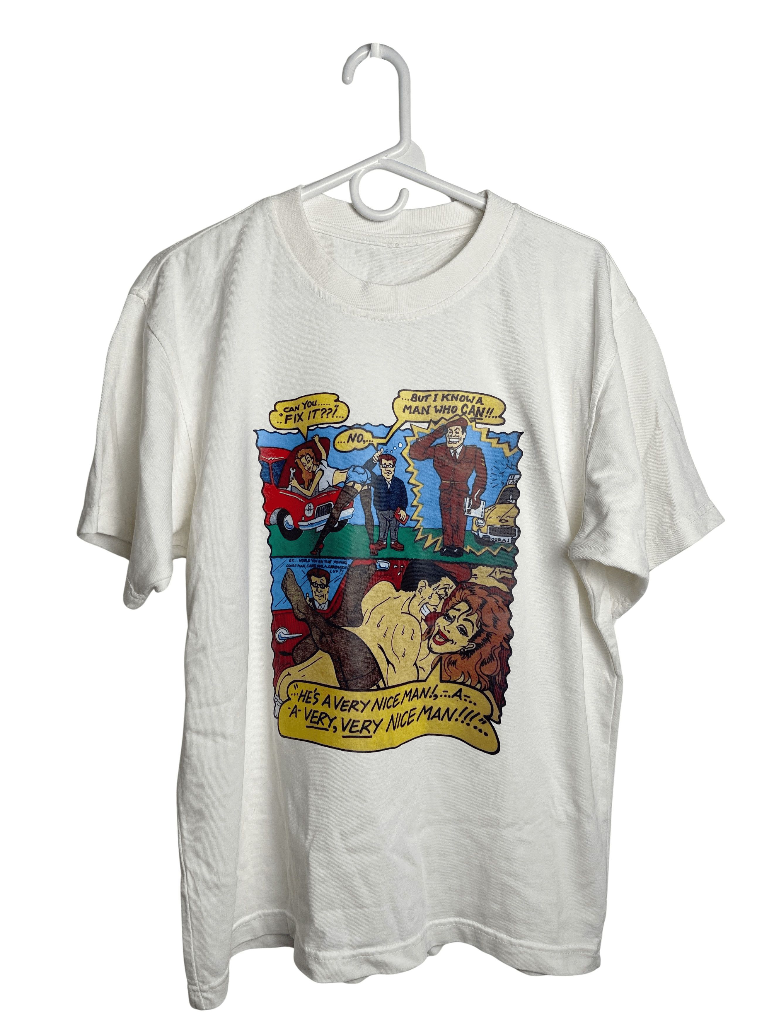 Vintage Funny Cuck T-shirt vintage style remake Size US M / EU 48-50 / 2 - 2 Thumbnail