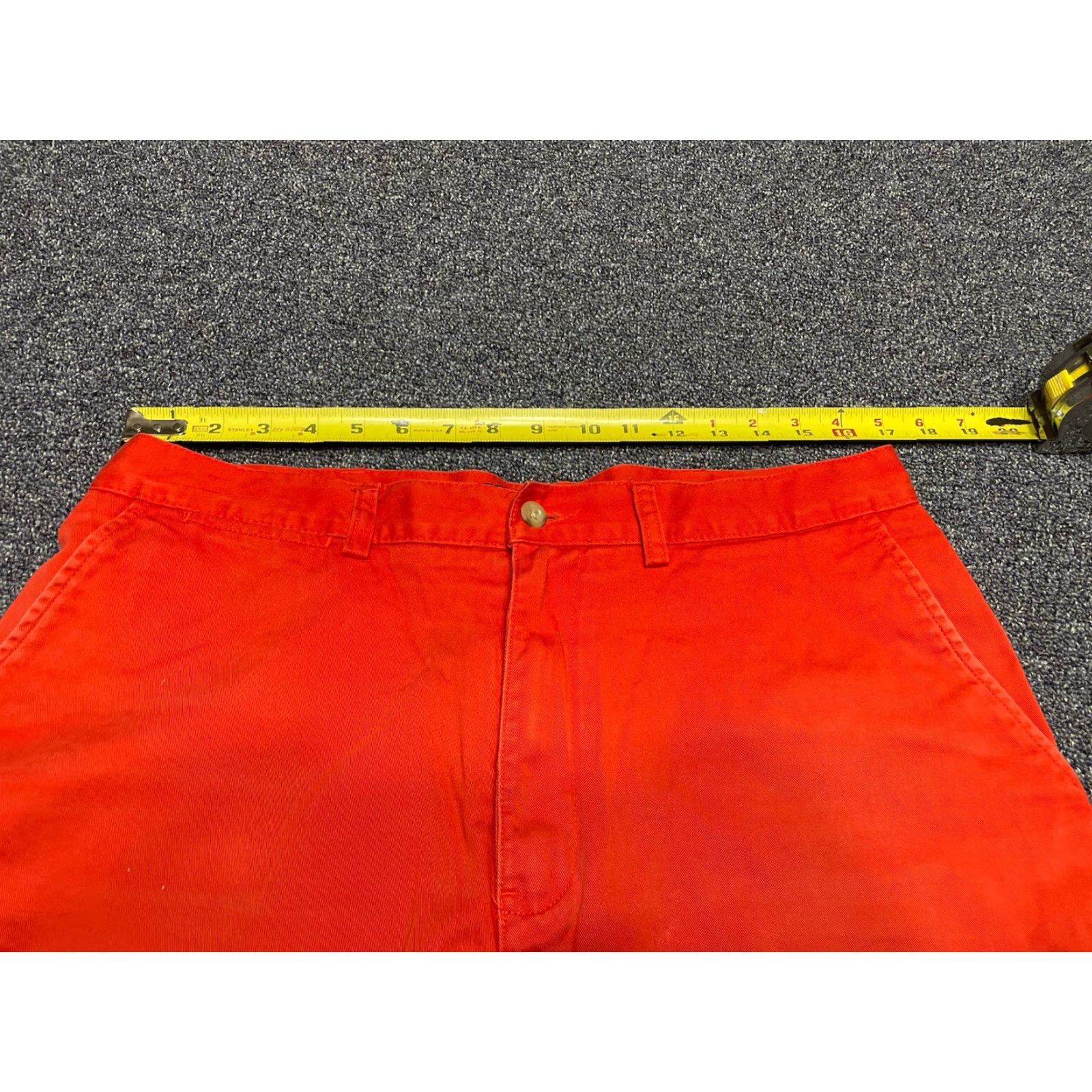 Polo Ralph Lauren VINTAGE Polo Ralph Lauren Prospect Shorts Mens 34 Fade Red Cotton Chino Regular Inseam 9.5" Belt Loops Zip Pockets Logo Size US S / EU 44-46 / 1 - 5 Thumbnail