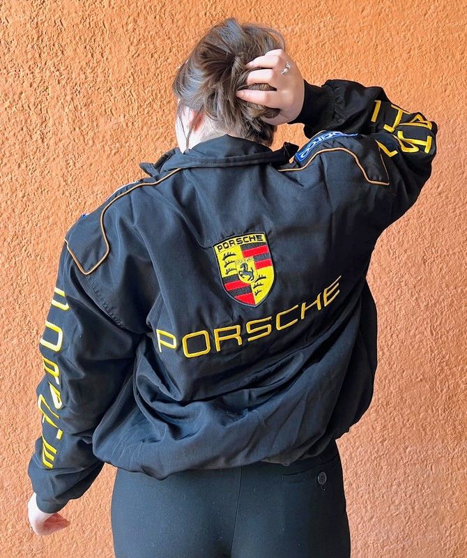 Porsche Design 🔥 PORSCHE F1 Unisex Adults Racing Jacket Vintage Coats Size US L / EU 52-54 / 3 - 4 Thumbnail