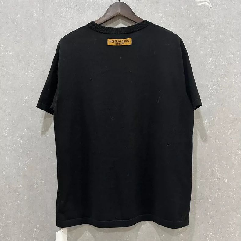 Louis Vuitton Louis Vuitton Phantom letter logo black knitted short sleev Size US S / EU 44-46 / 1 - 2 Thumbnail
