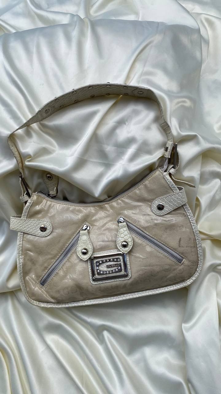 Vintage Vintage cream shoulder bag Size ONE SIZE - 5 Thumbnail
