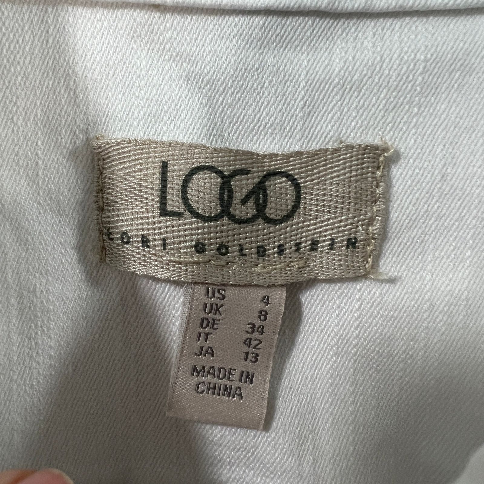 Other LOGO by Lori Goldstein Jeans Jacket Womens Size S / US 4 / IT 40 - 3 Thumbnail