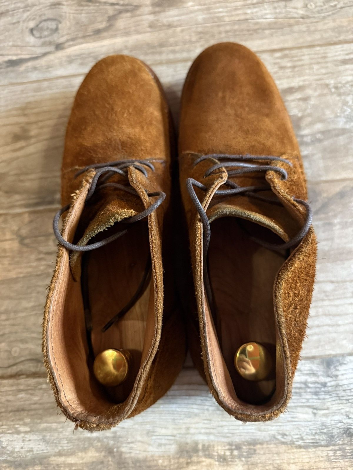 Steven Alan Steven Alan 8.5 M US Brown Suede Leather Chukka Boots Vibram Size US 8.5 / EU 41-42 - 5 Thumbnail
