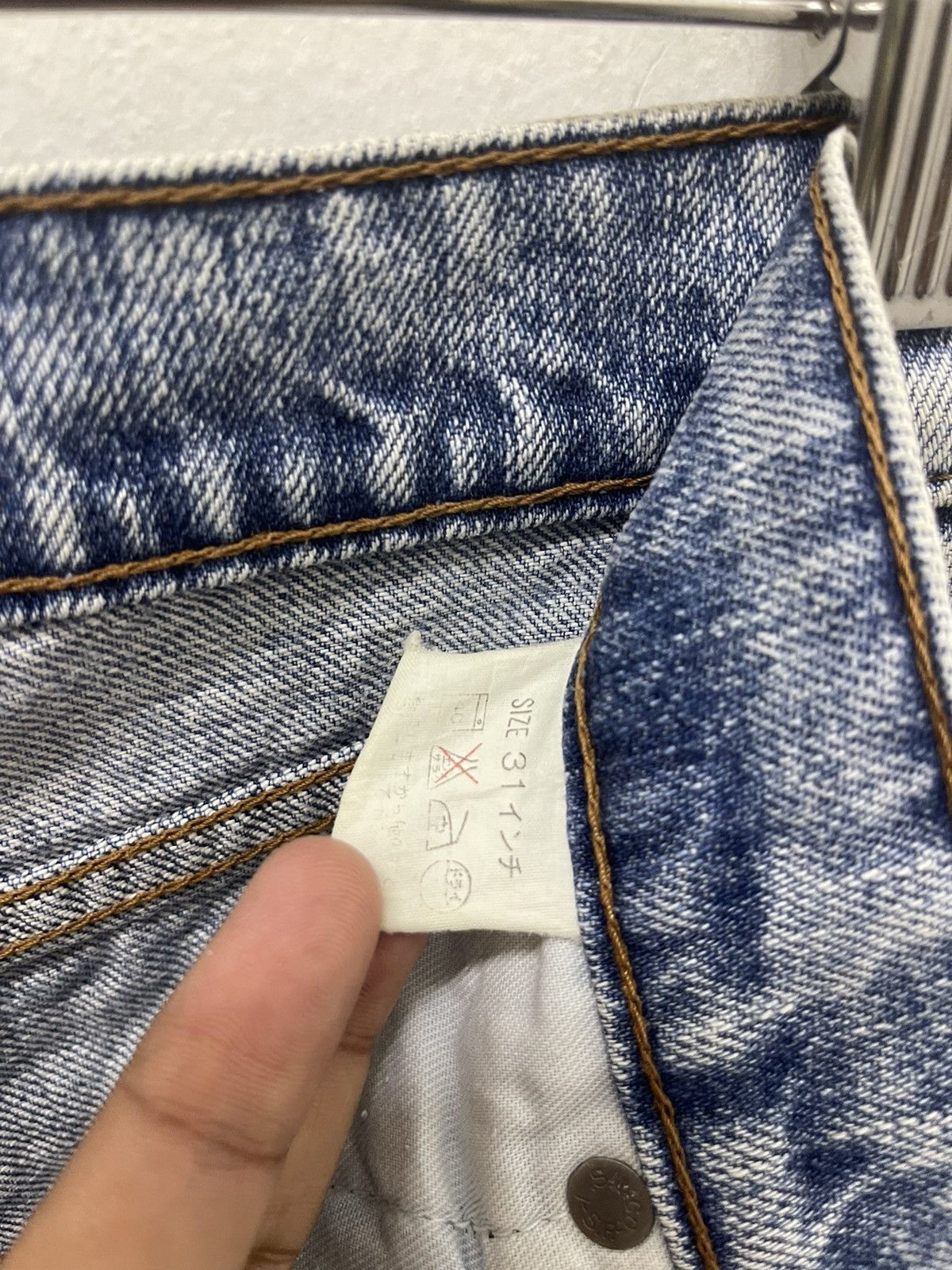 Levi's Vintage Clothing Rare Vintage LEVIS Big E Made in Japan J22 Size US 31 - 14 Thumbnail