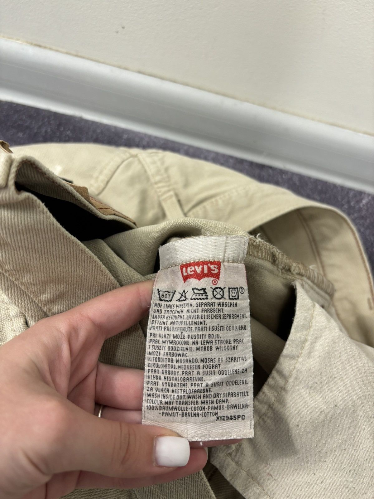 Levi's Vintage 90s Levi’s 501 Cream Custom Snake Hype Denim Jeans Size US 36 / EU 52 - 21 Thumbnail