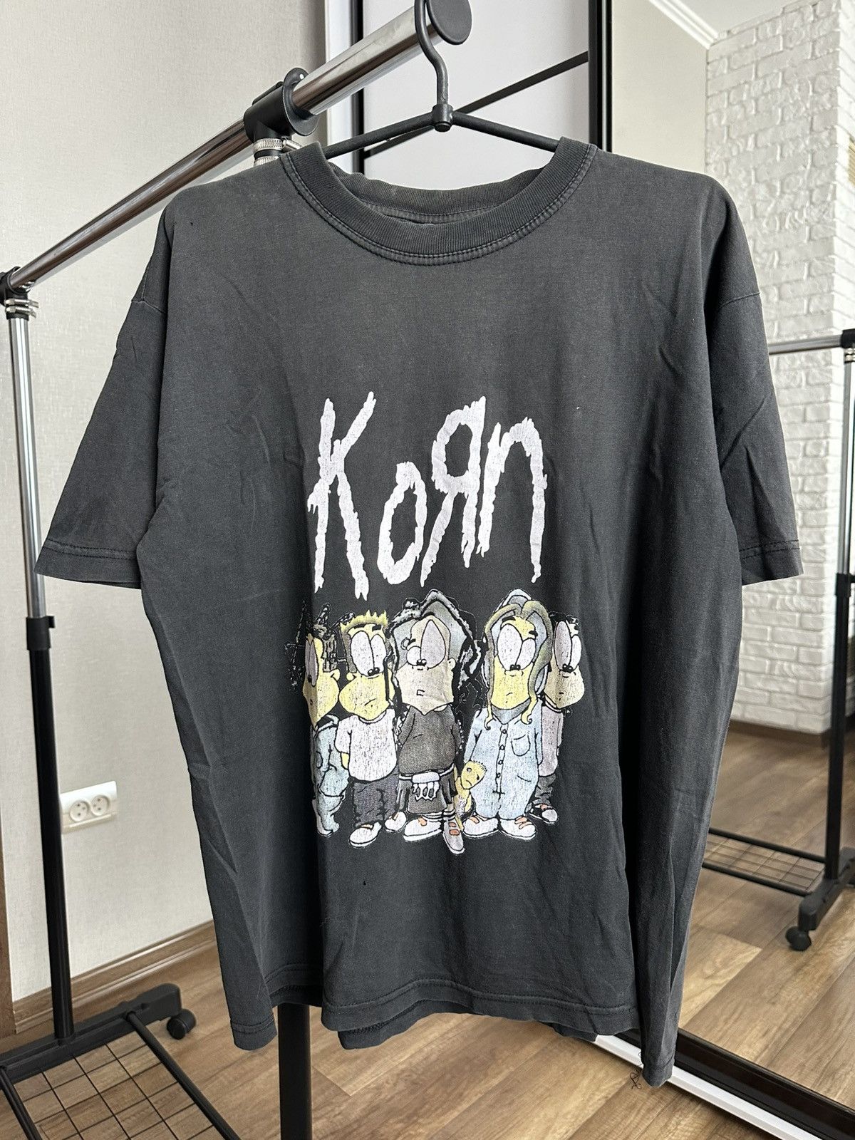 Band Tees Korn Vintage Band T-Shirt Tee 90s Size US L / EU 52-54 / 3 - 1 Thumbnail