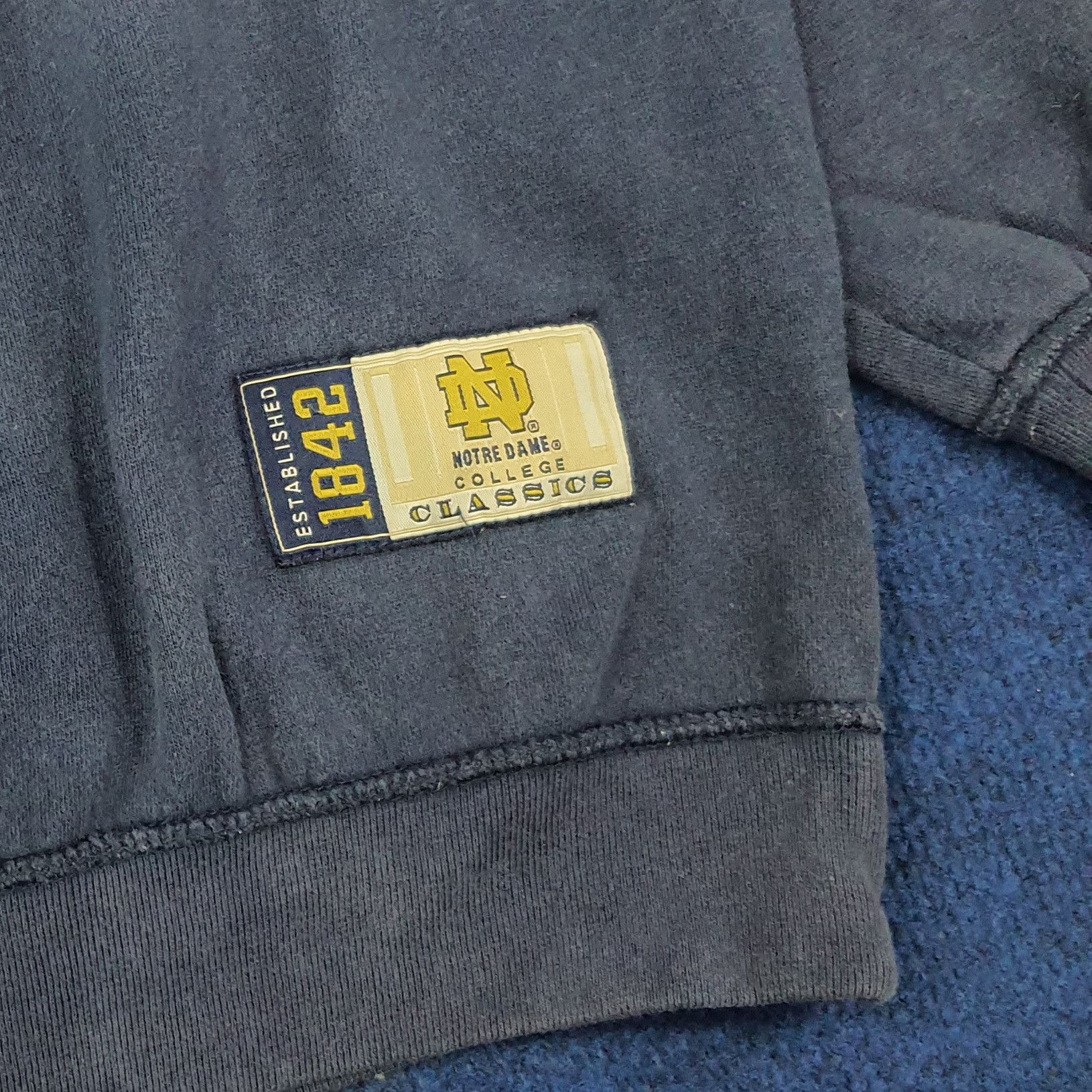 Lee Vintage Lee Notre Dame University College Sweatshirt C250N12 Size US XXL / EU 58 / 5 - 3 Thumbnail