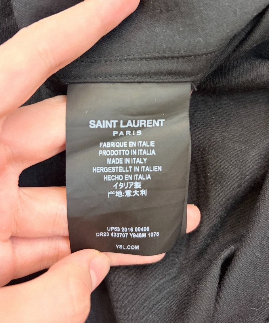 Saint Laurent Paris Saint Laurent Paris Palace White Line Shirt Size US L / EU 52-54 / 3 - 6 Thumbnail