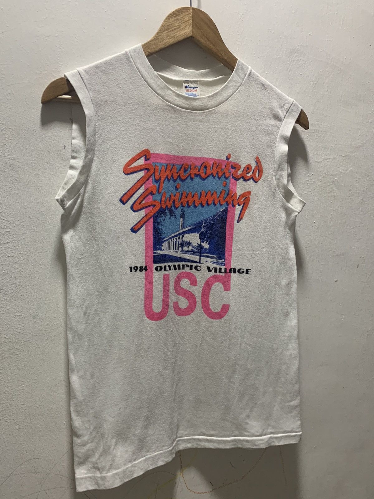 Champion Vintage Champion 1984 Olympic village t-shirt Size US M / EU 48-50 / 2 - 8 Thumbnail