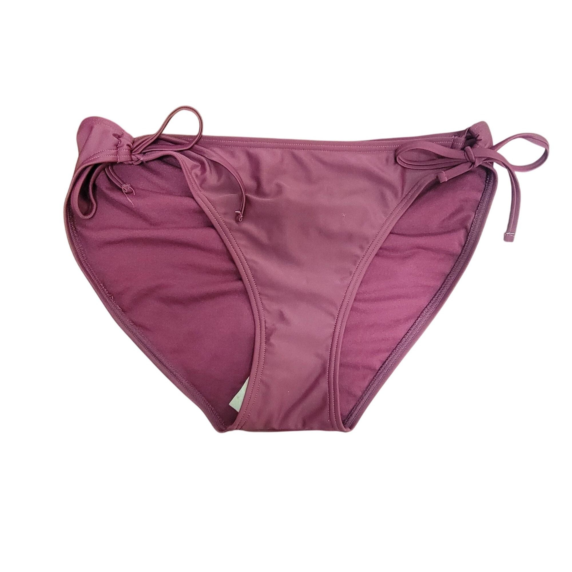 Other Women's XL Maroon Bikini Bottom With Adjustable Side Ties Size ONE SIZE - 1 Thumbnail
