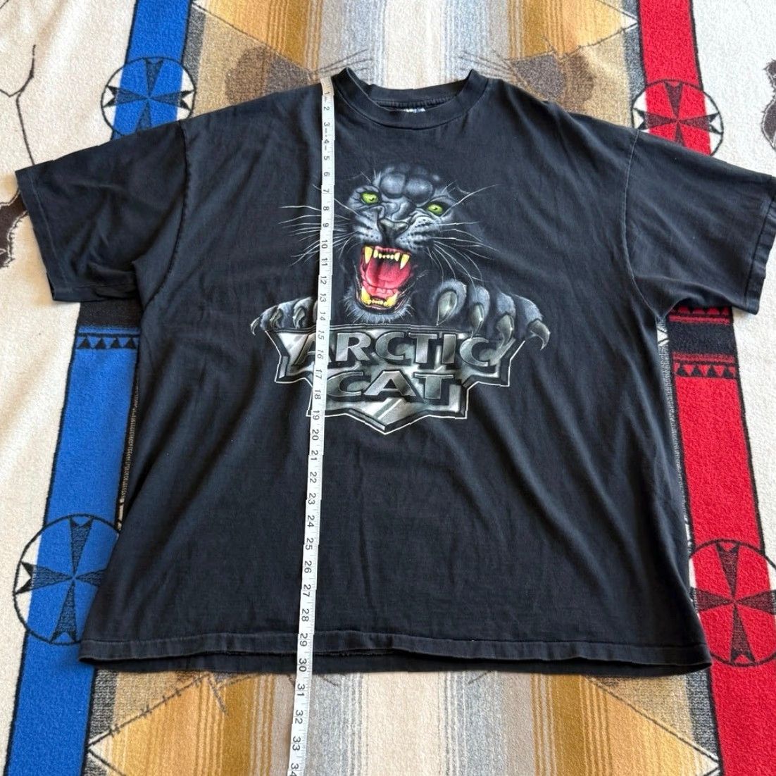 Hanes VINTAGE 90s Arctic Cat Snowmobiles T-Shirt Hanes 2XL Short Sleeve Men Black Solid Made In USA 1990s Winter Mens Size US XXL / EU 58 / 5 - 7 Thumbnail