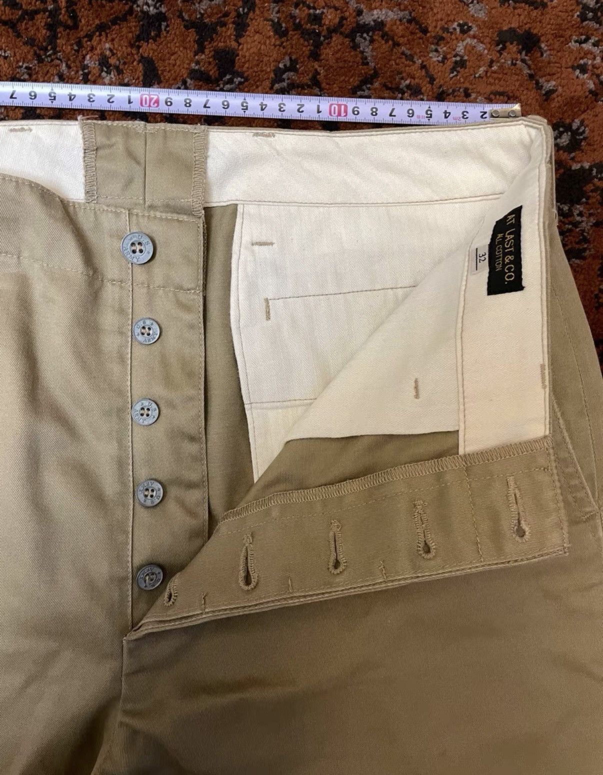 At Last & Co AT LAST & CO. Khaki Casual Pants. Size US 34 / EU 50 - 4 Thumbnail