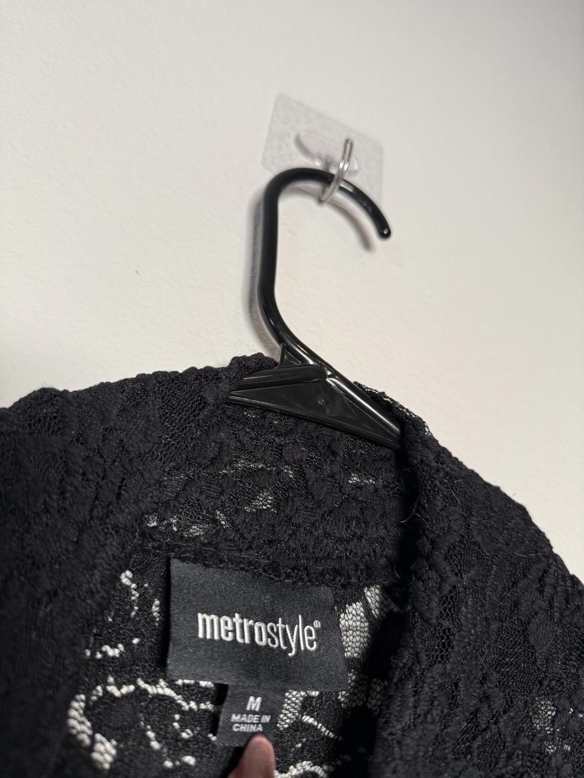 Other Women Black lace SHeer Turtle neck Long Sleeve Size M / US 6-8 / IT 42-44 - 4 Thumbnail