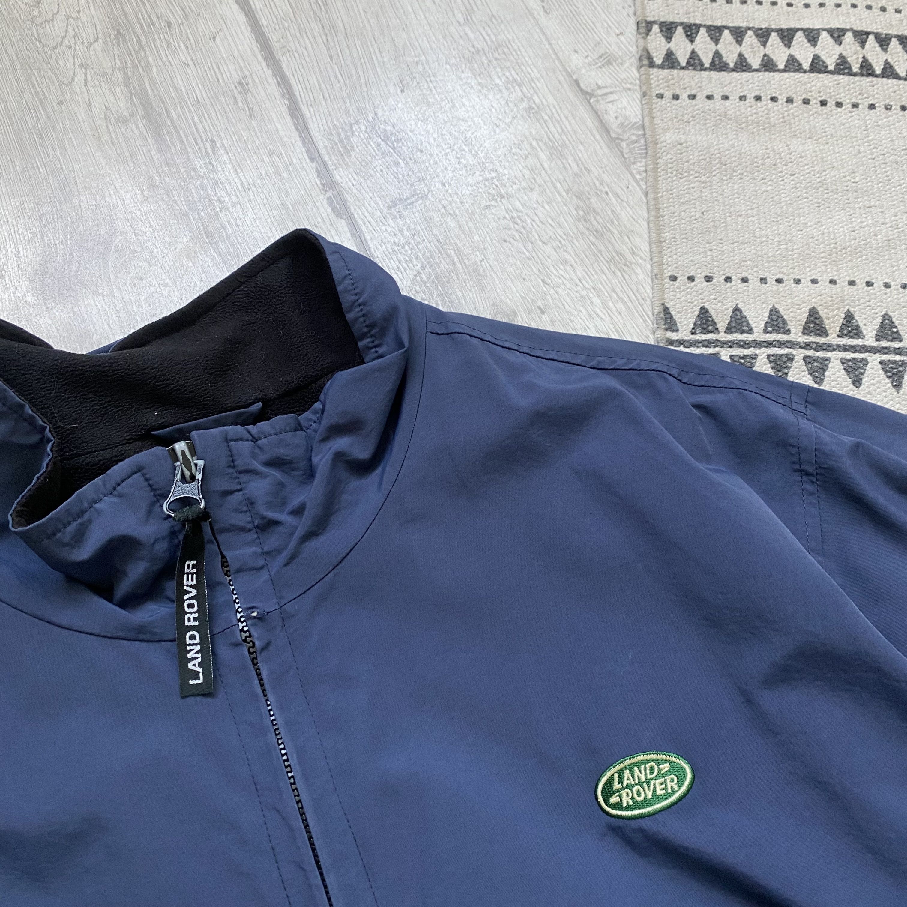 Mercedes-Benz 🚙 Vintage Racing Land Rover jacket nylon Fleece Lining Size US L / EU 52-54 / 3 - 7 Thumbnail