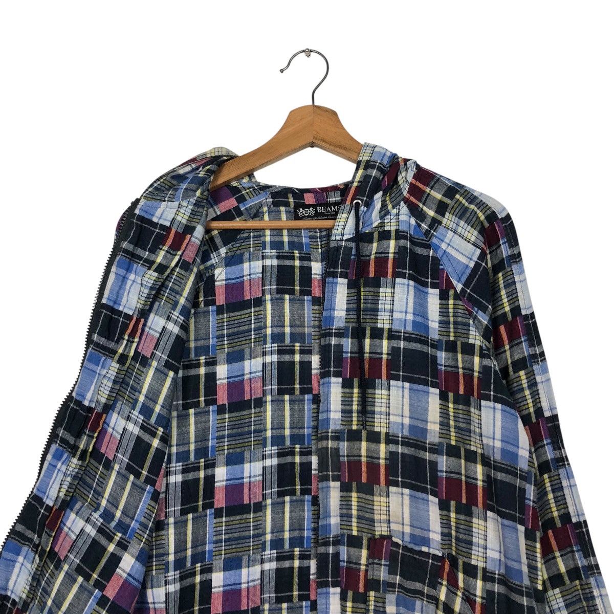 Beams Plus 📌Vintage Zipper Jacket Beams Tartan Design Issey Miyake Size US S / EU 44-46 / 1 - 14 Thumbnail
